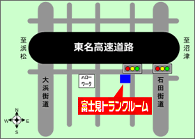 東名側道沿い ハローワーク東150ｍ / 駿河区　下島店